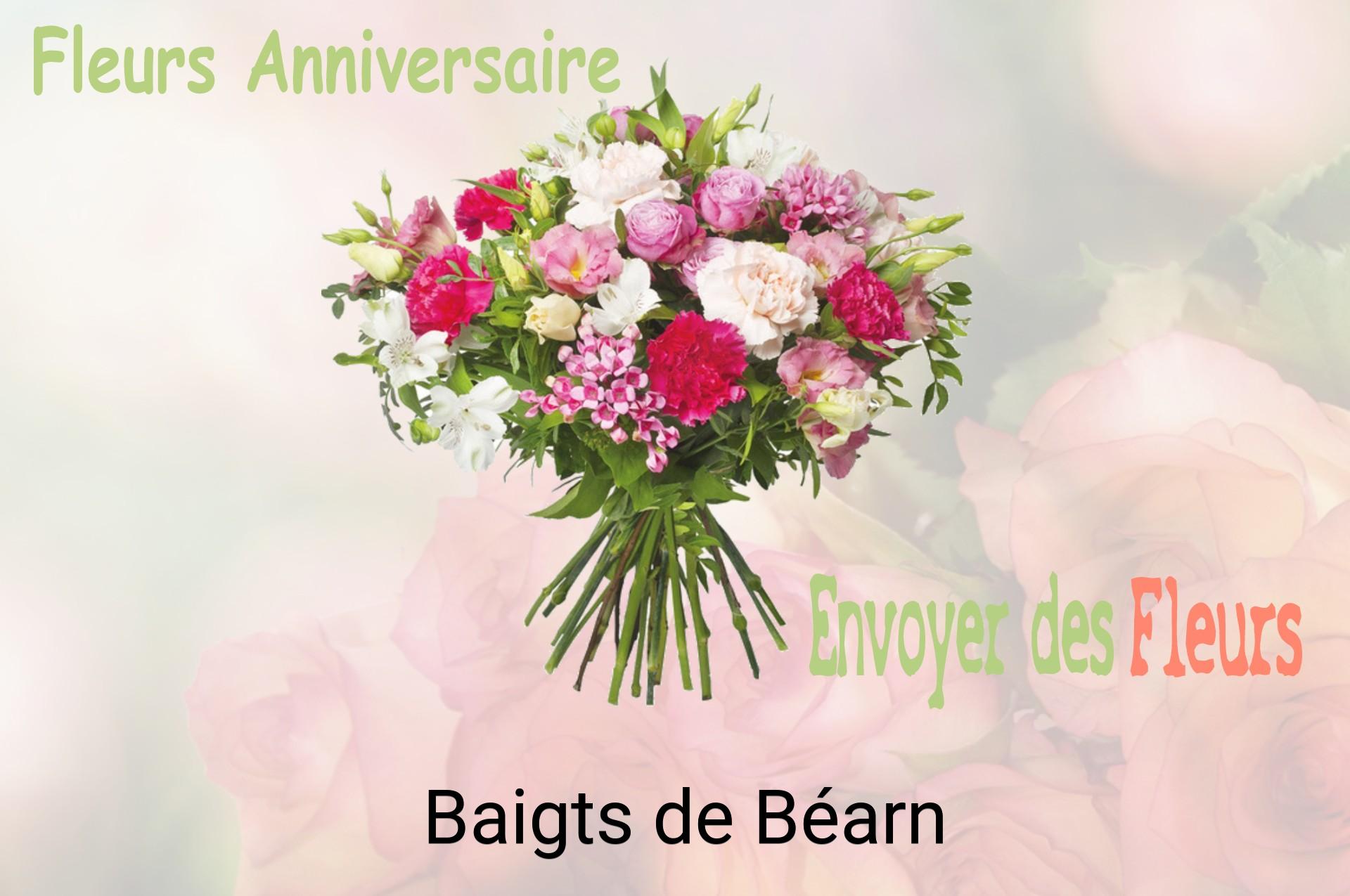 Bouquet de fleurs d’anniversaire livré à Baigts-de-Béarn