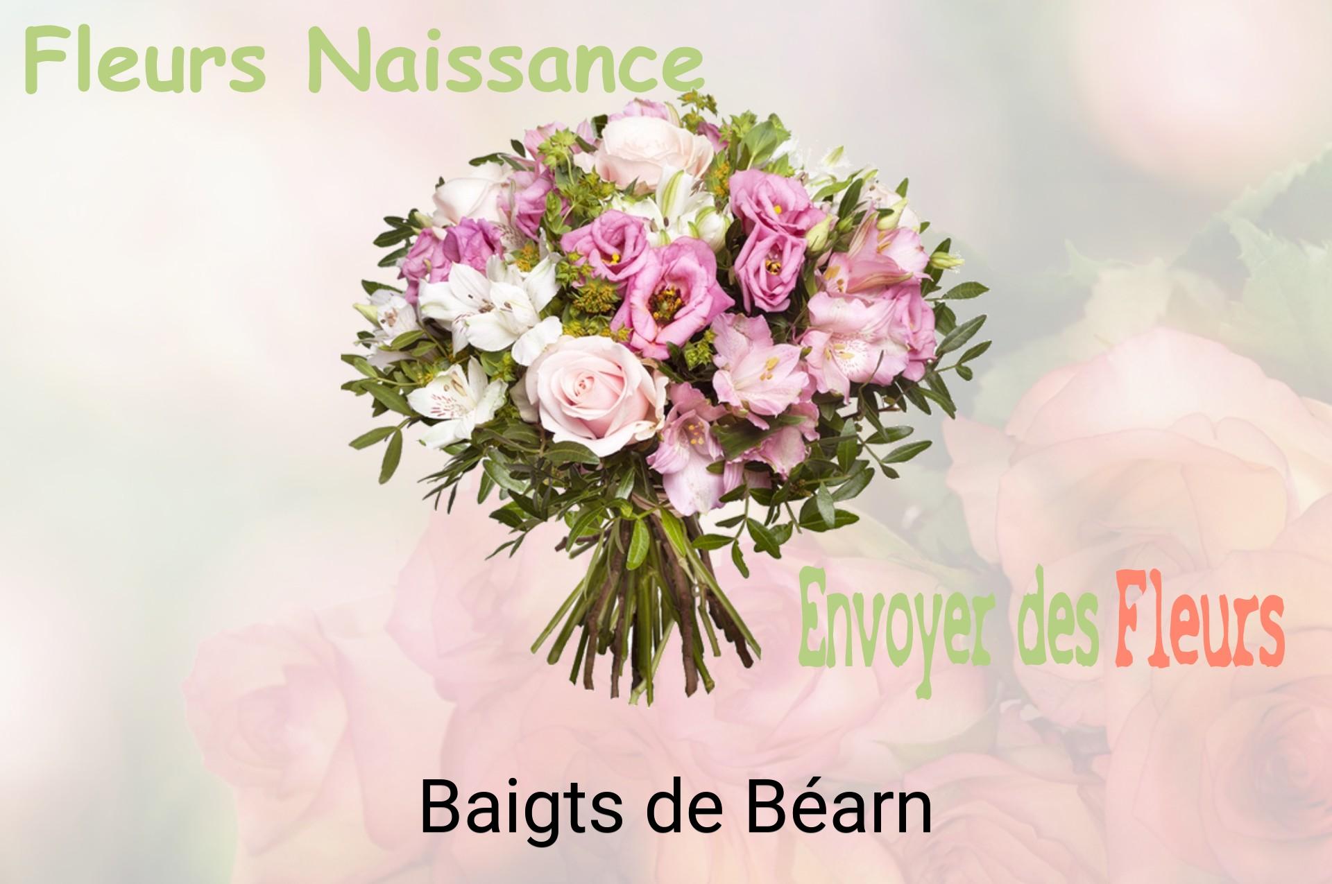 Bouquet de fleurs de naissance livré à Baigts-de-Béarn